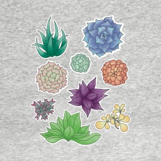 Succulent Whimsy Collection T-Shirt